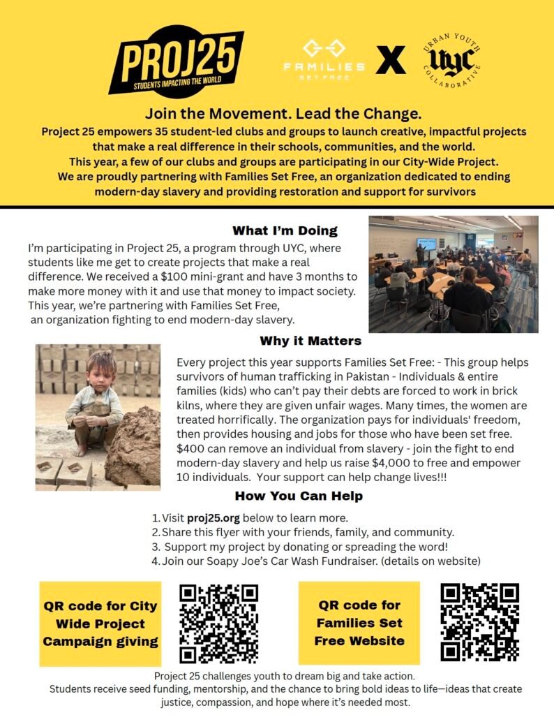 Proj25 - City-Wide Project Flyer